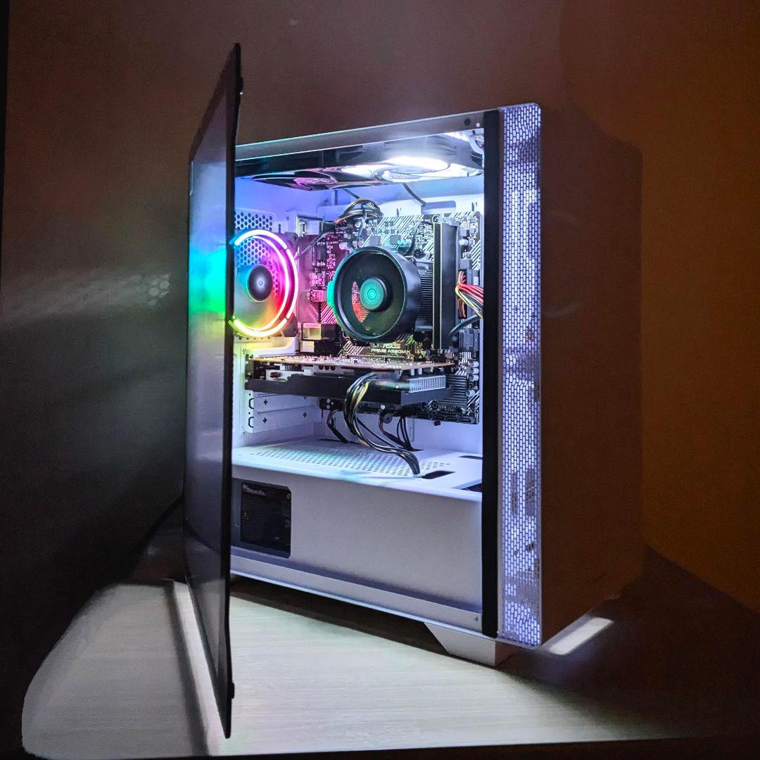 【新品並み超美品】スノー ホワイト Ryzen7 高コスパ ゲーミングPC