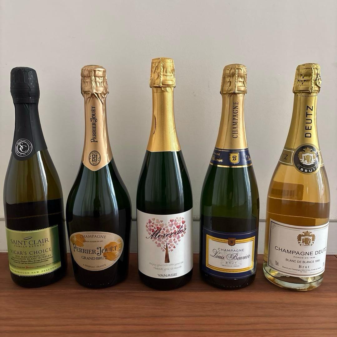 シャンパン　スパークリング5本セット