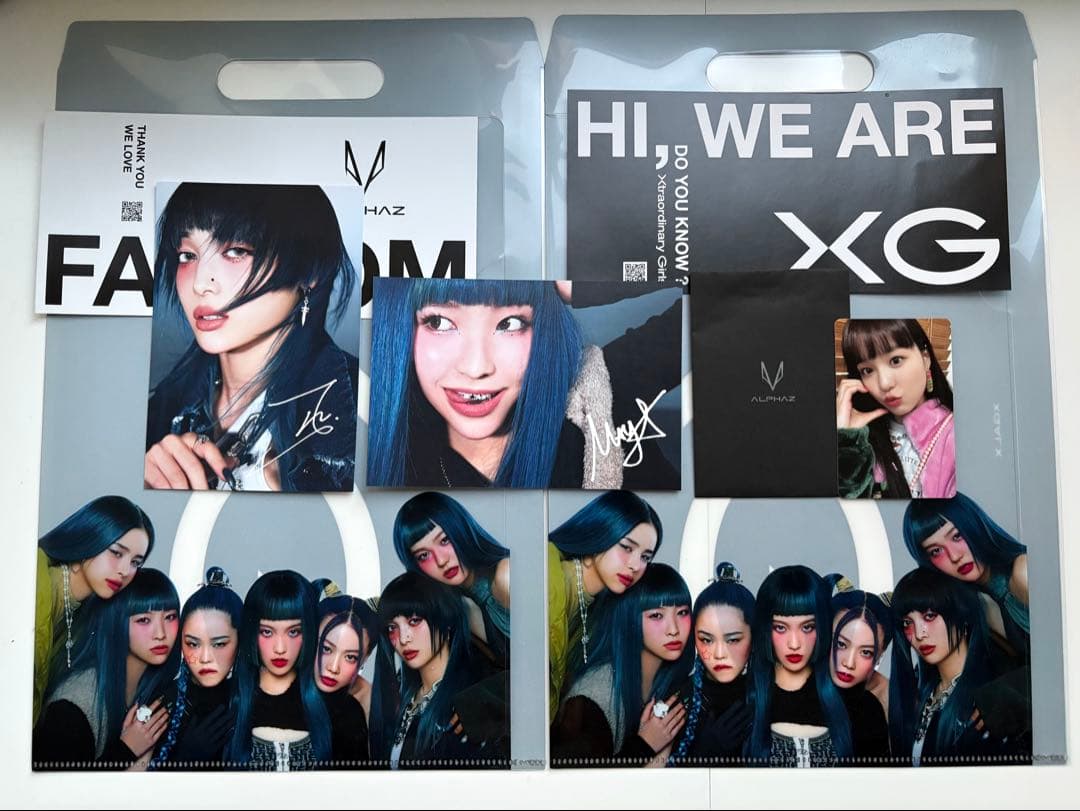 XG KCON JAPAN FC限定 トレカ JURIA クリアファイル　セット