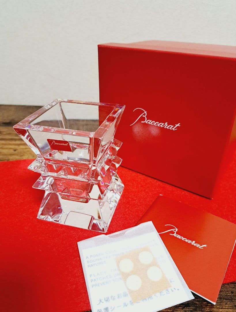 専用 バカラ コロンビーヌ ベース フラワーベース 花瓶 小物入れ