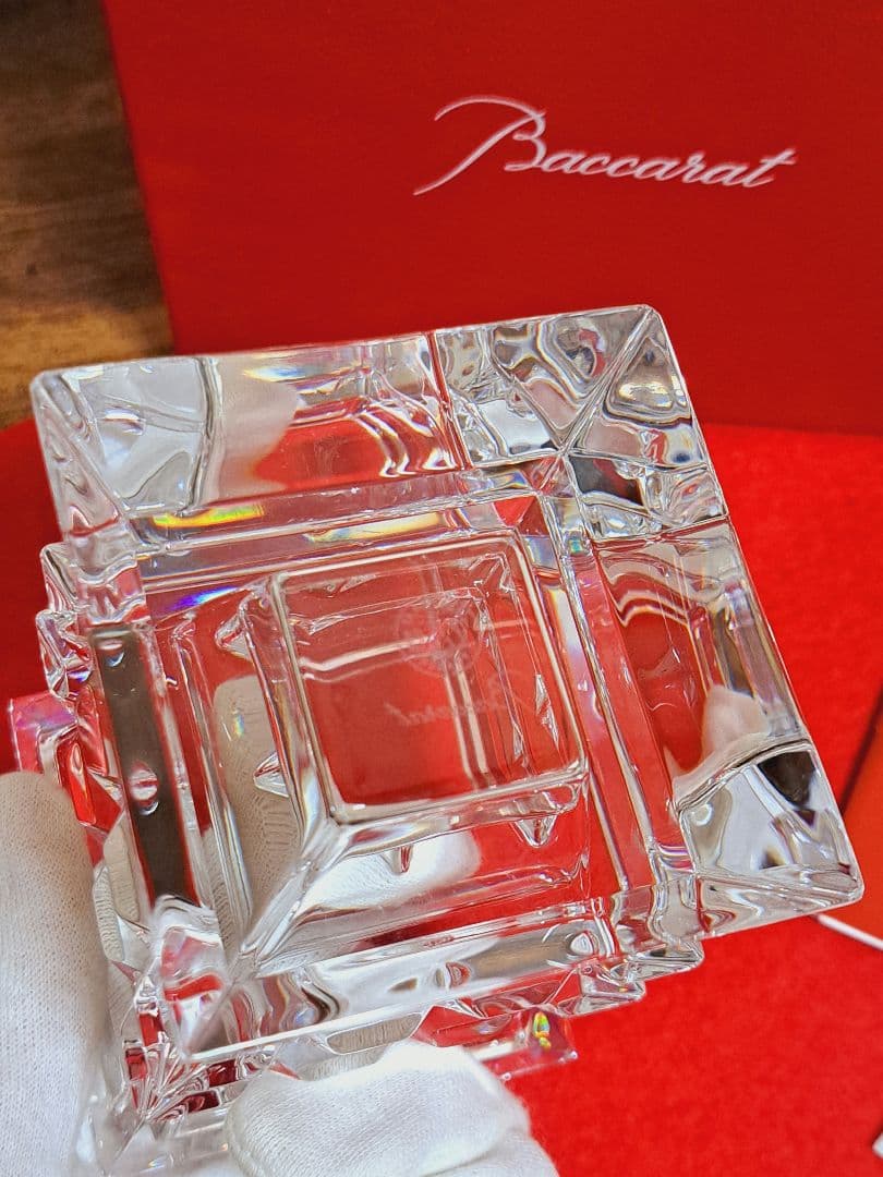 専用 バカラ コロンビーヌ ベース フラワーベース 花瓶 小物入れ