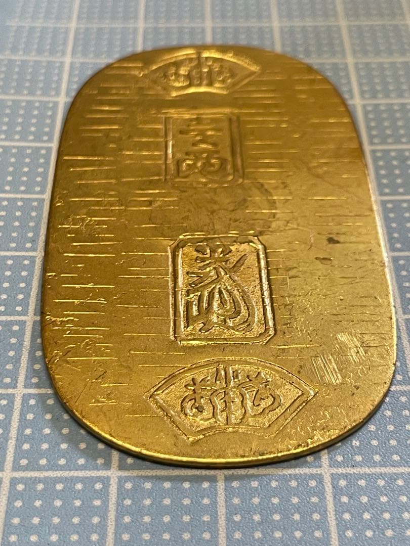 9*E様 小判　レプリカ　【m1277 骨董　レトロ　参考銭　見本　 金属】