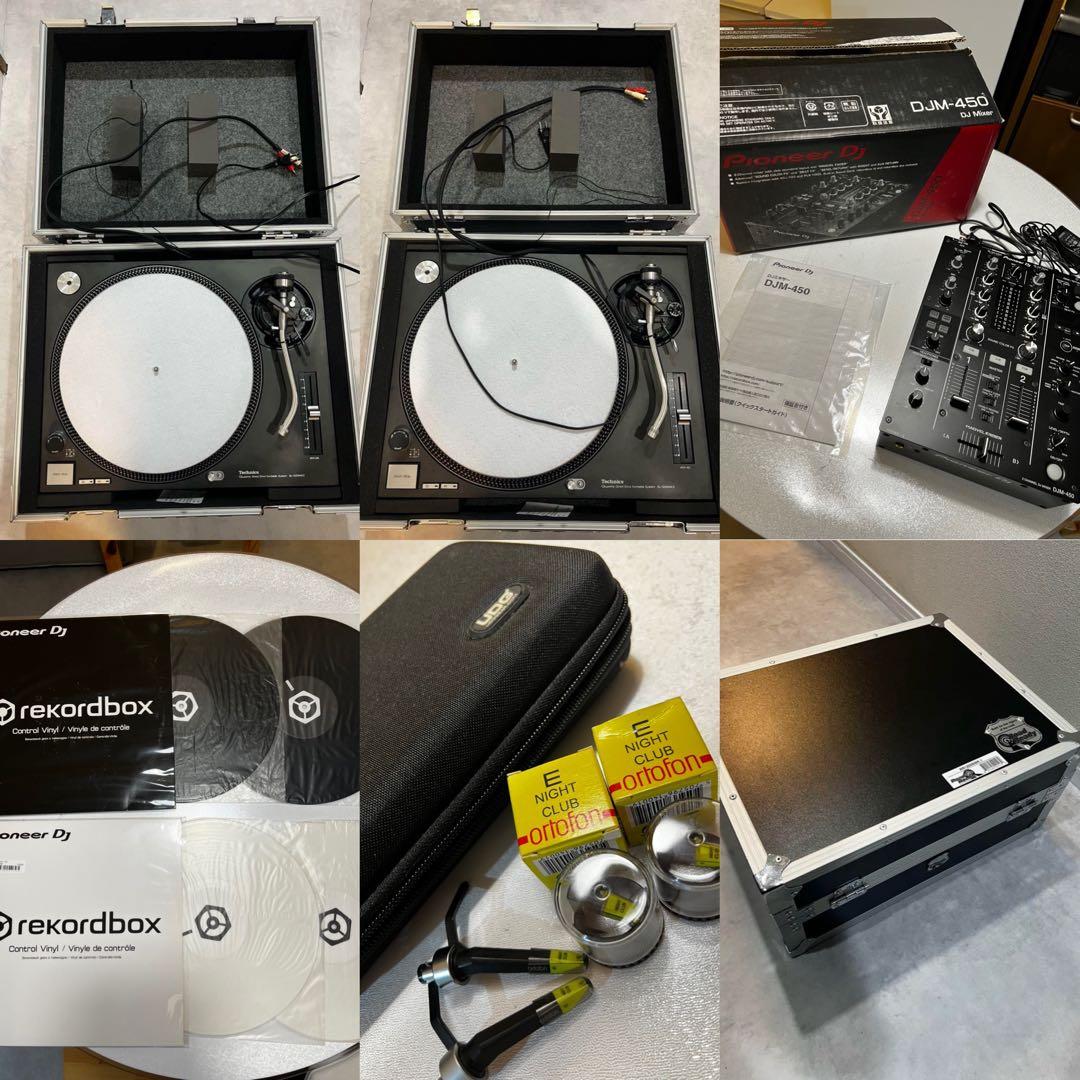 Technics SL-1200MK3 2台 DJM-450 針 ラックケース