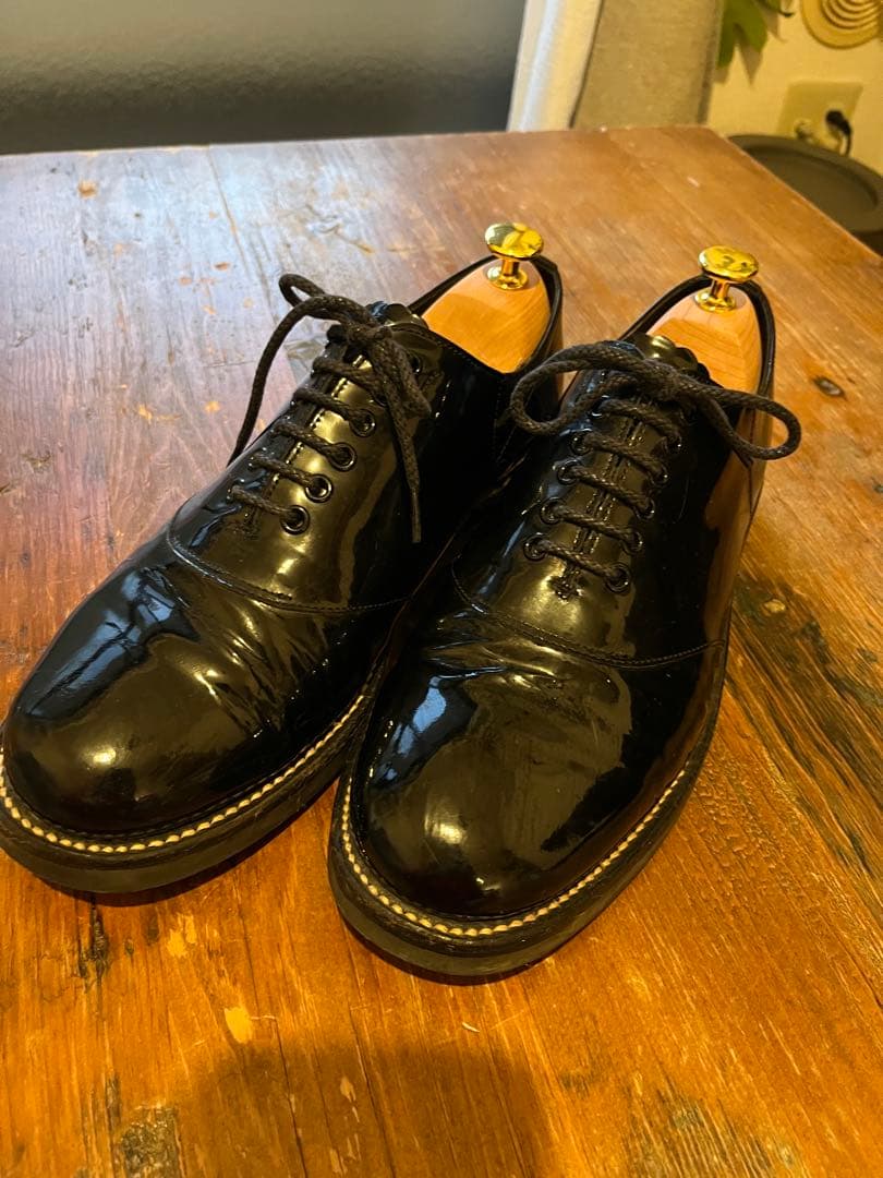 リーガル 限定エナメルレザー　サドルシューズ　2051 25.5cm