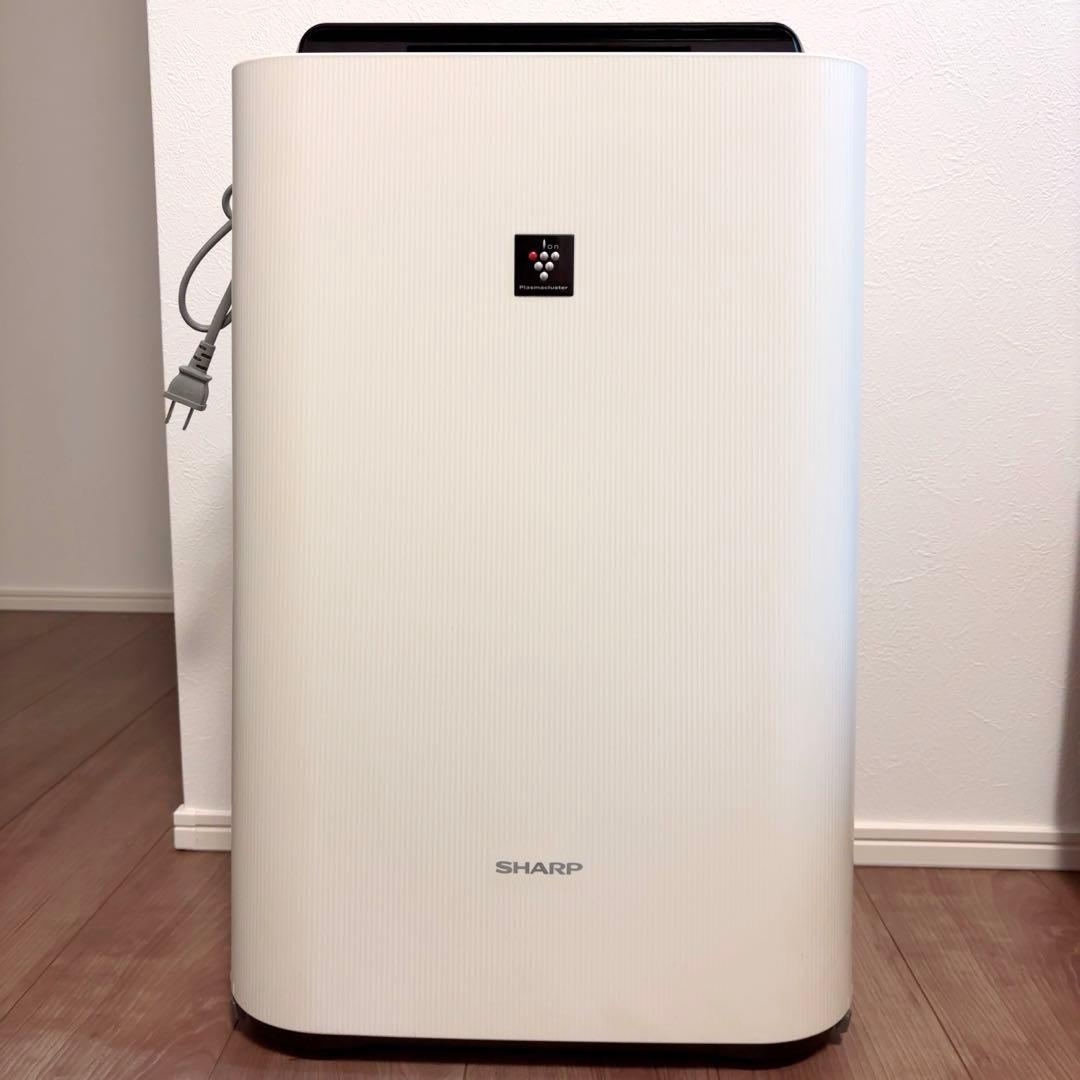 【美品】SHARP 加湿 空気清浄機 プラズマクラスター / KC-H50-W