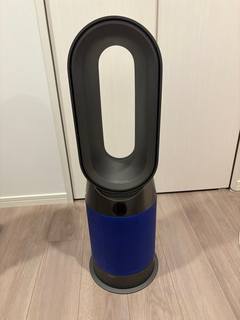 青い空気清浄機 オープンループデザイン