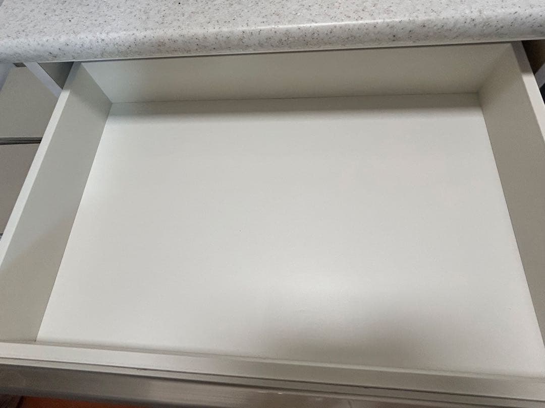 ニトリ　キッチカウンター(アルミナ3 100CT シルバー)