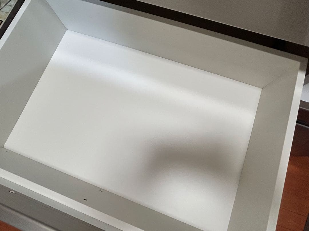 ニトリ　キッチカウンター(アルミナ3 100CT シルバー)