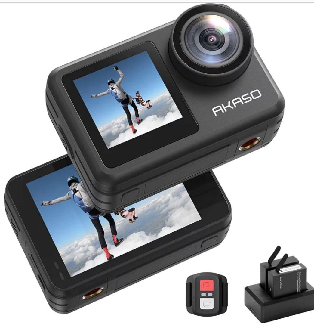 AKASO Brave 7 LE 4Kアクションカメラ 20MP デュアルタッチ