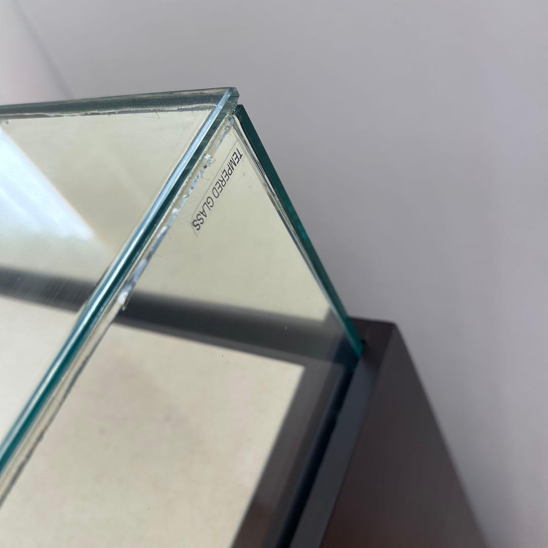 塩川光明堂　コレクションケース　カルトーネ　アンティーク　レトロ　強化ガラス