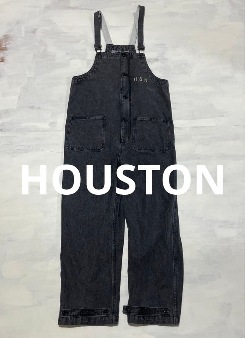 HUSTON USNAVY N-1デッキパンツ　USNロゴ入り