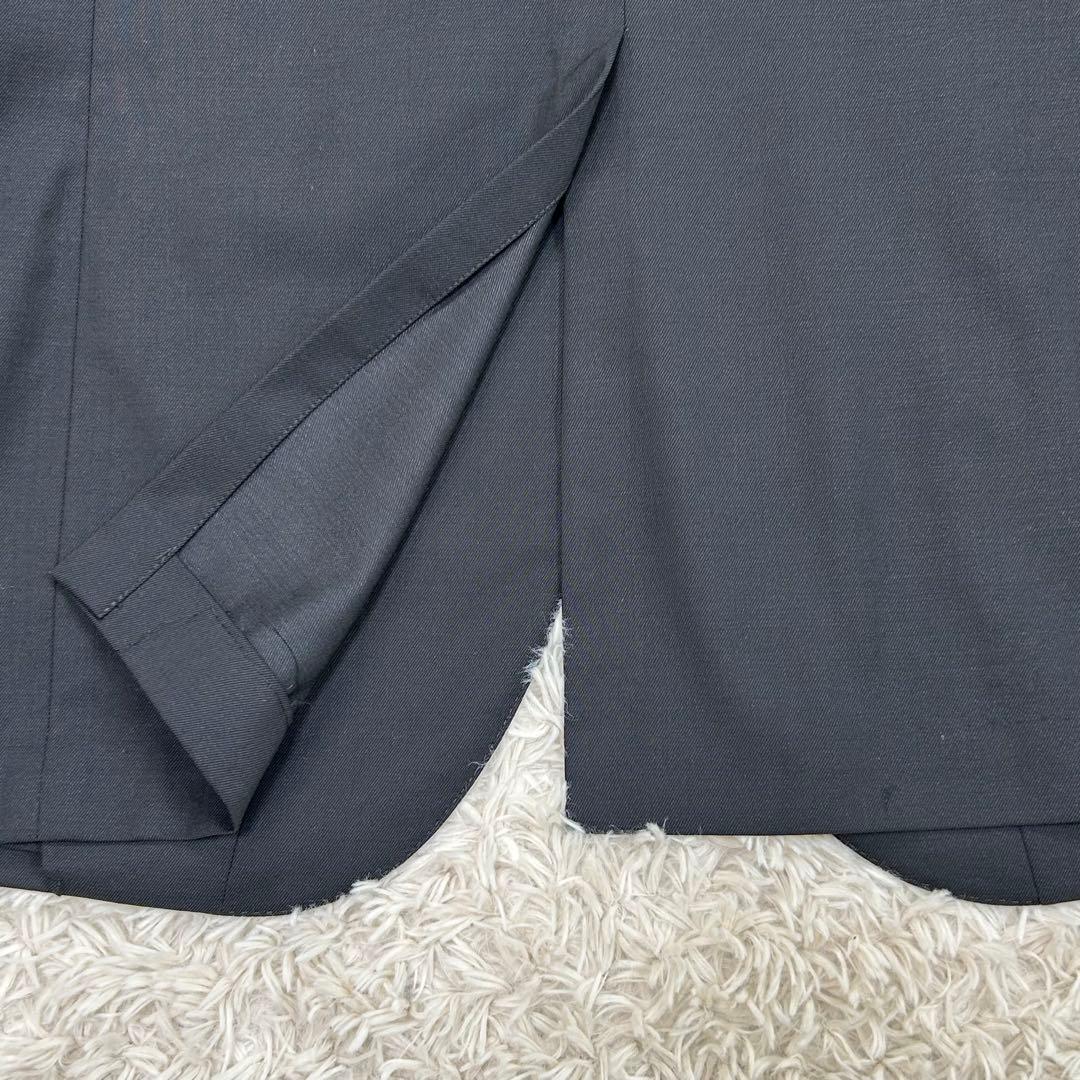 美品 近年モデル JPRESS スーツ グレー AB7 セットアップ シルク混