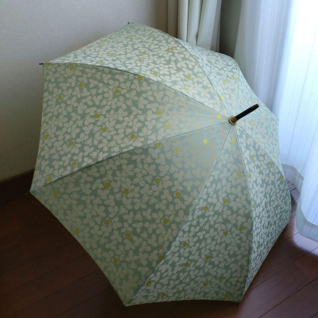 セール★レア★イイダ傘店★雨傘 野いちご グリーンベリー