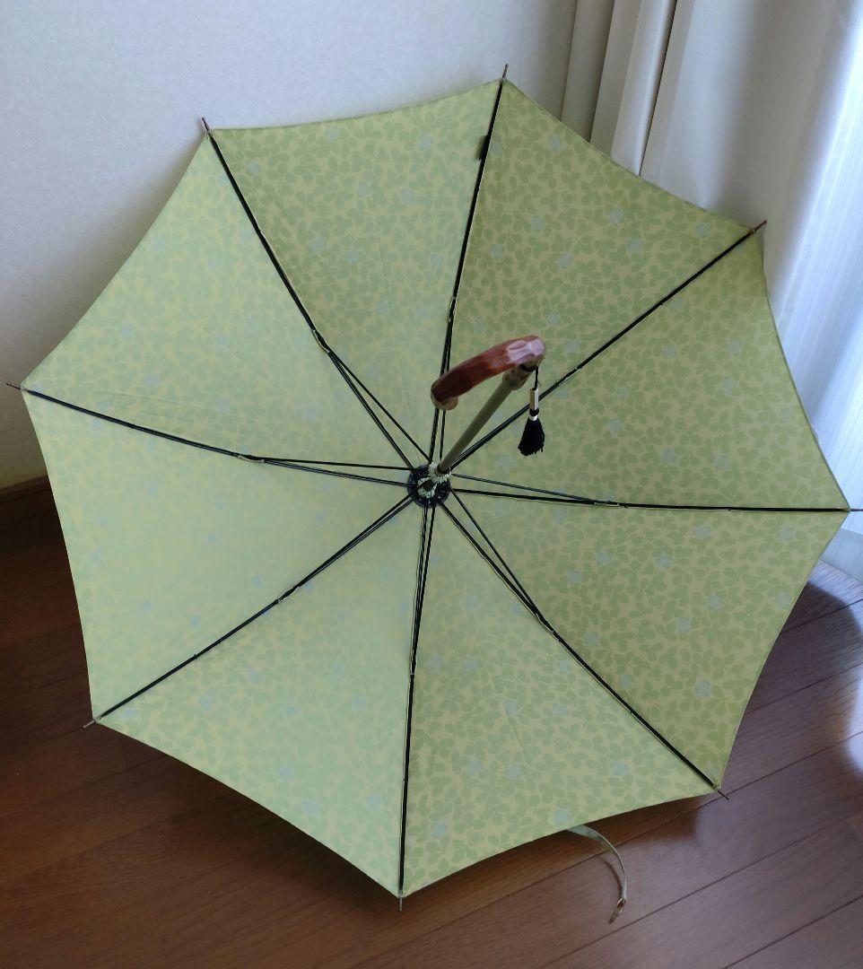 セール★レア★イイダ傘店★雨傘 野いちご グリーンベリー