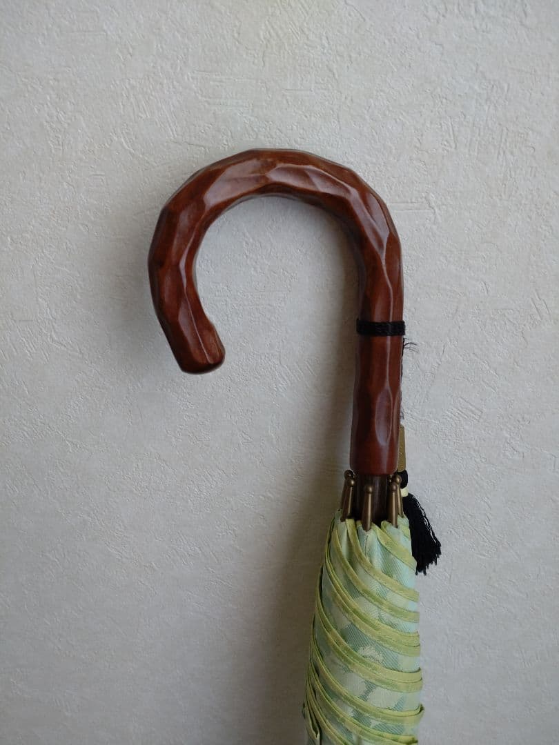 セール★レア★イイダ傘店★雨傘 野いちご グリーンベリー