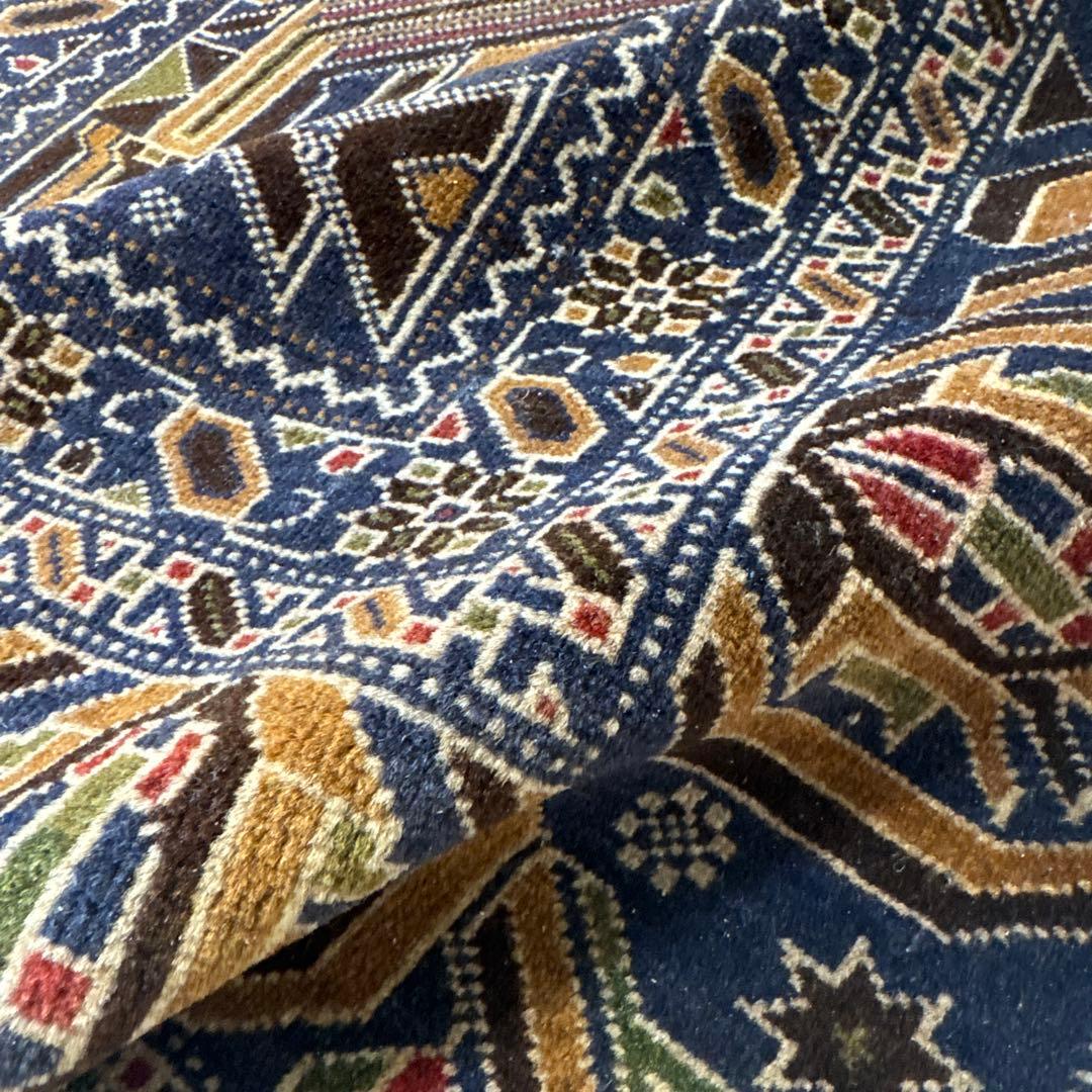 ペルシャ絨毯 170×115 紺