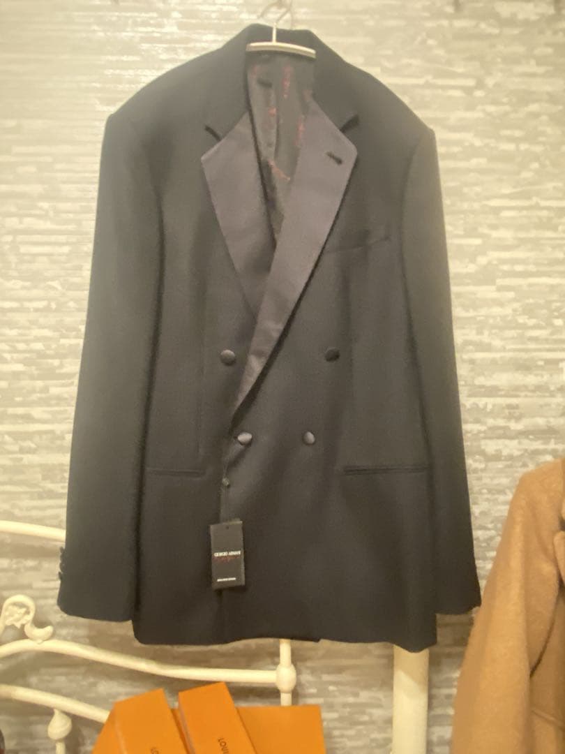 【激レア‼️新品】アルマーニ モーニング ジャケット エクスクルーシブ ダブル