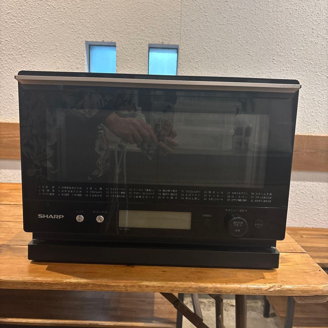 シャープ SHARP製のオーブンレンジRE-W23DJ-B 【修理済み】