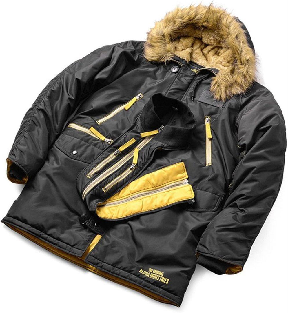 N-3B フライトジャケット ALPHA USA×WAIPER　M サイズ