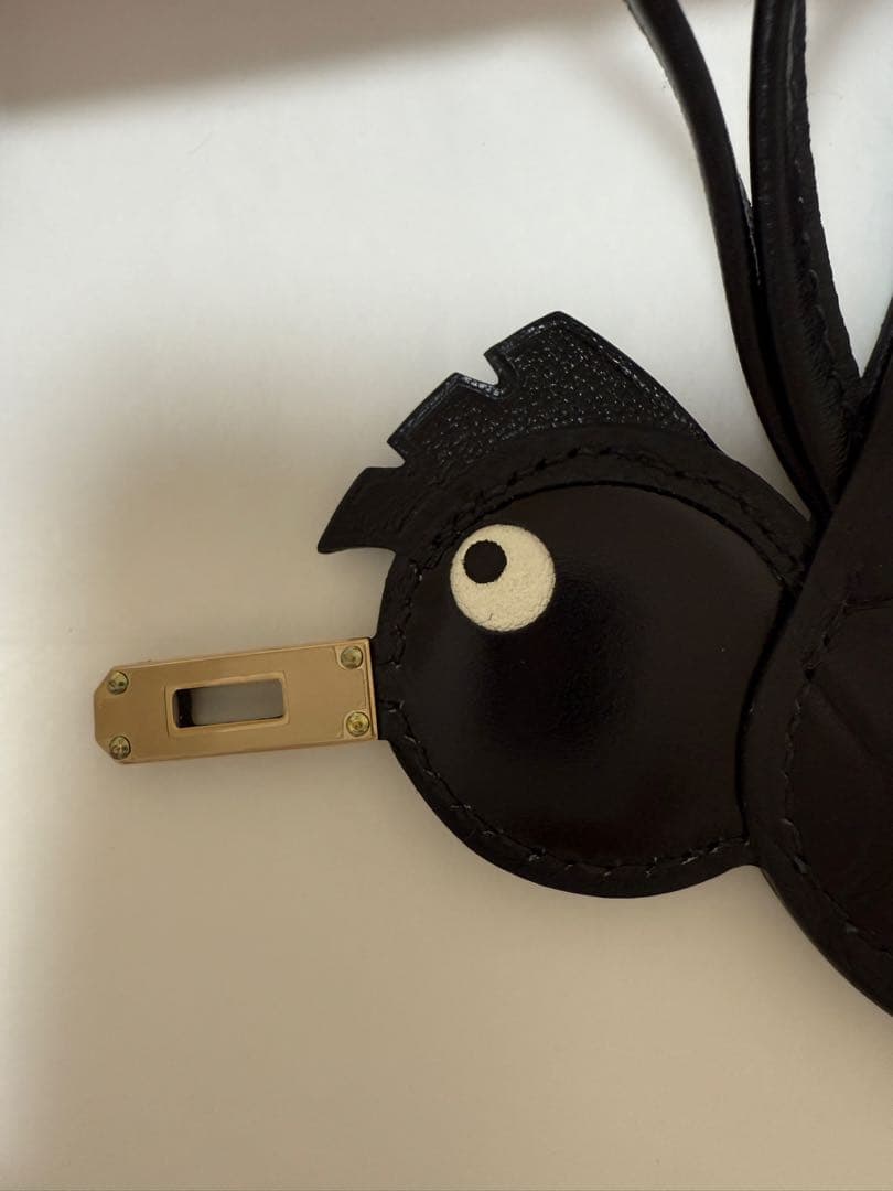 本物保証　新品未使用　エルメス チャームバーディ タッチ 鳥 ソーブラック 黒