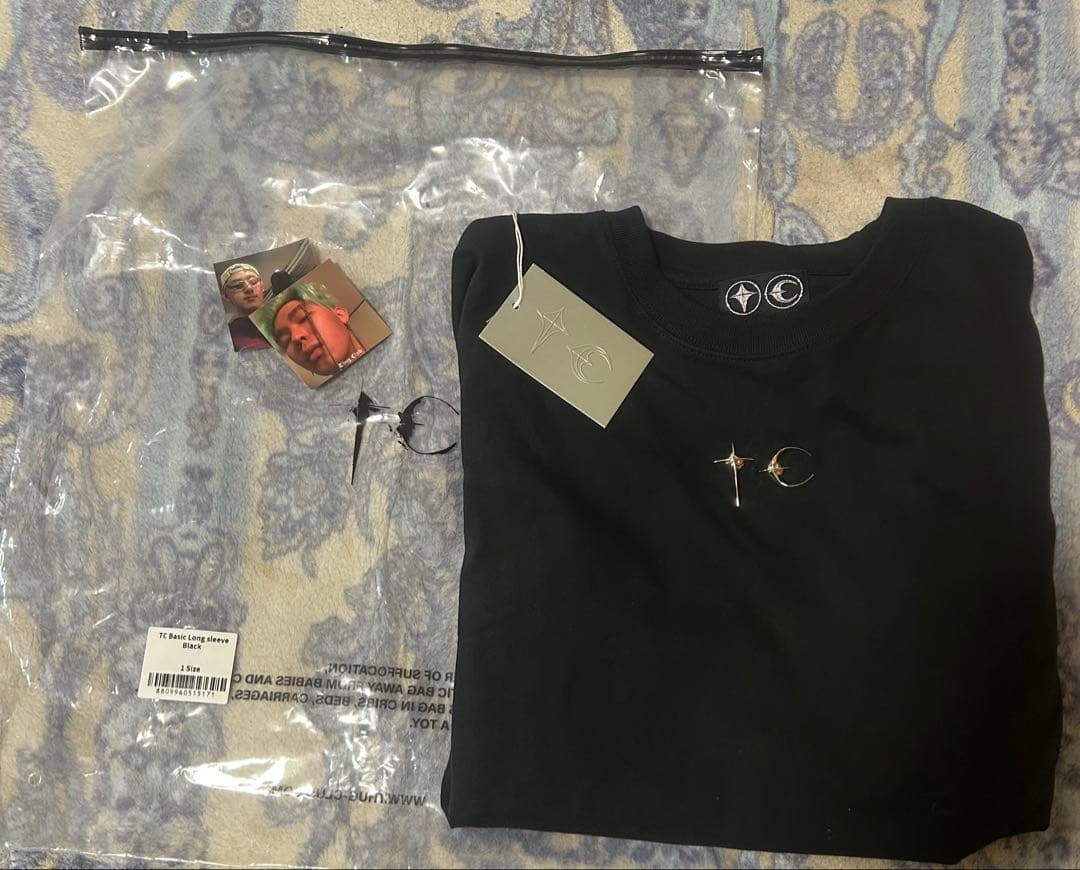 美品　サグクラブ　thug club ロンt 確実正規品　サイズ1