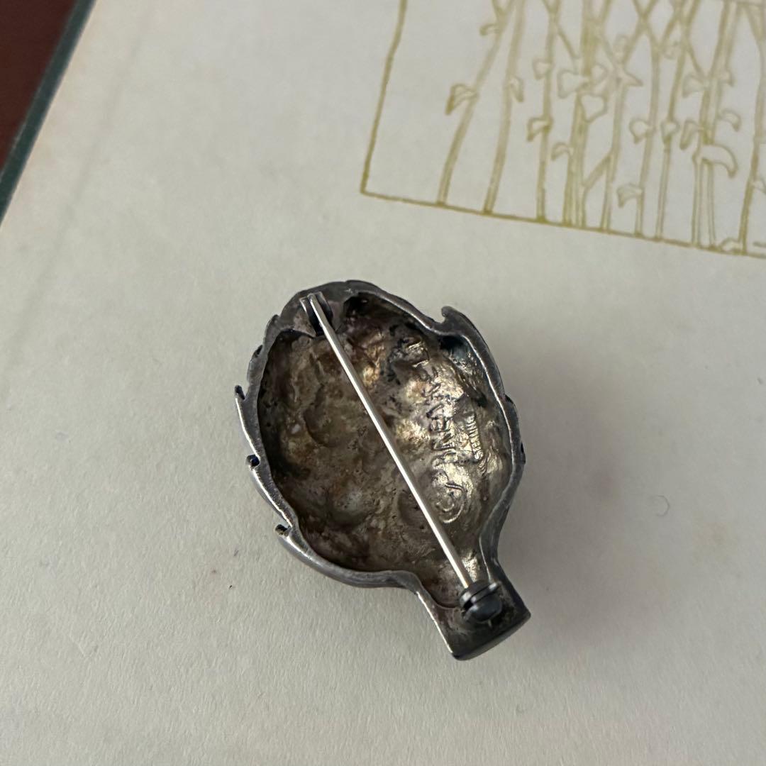 希少＊ヴィンテージ＊ブローチ　アーチチョーク　シルバー　アンティーク