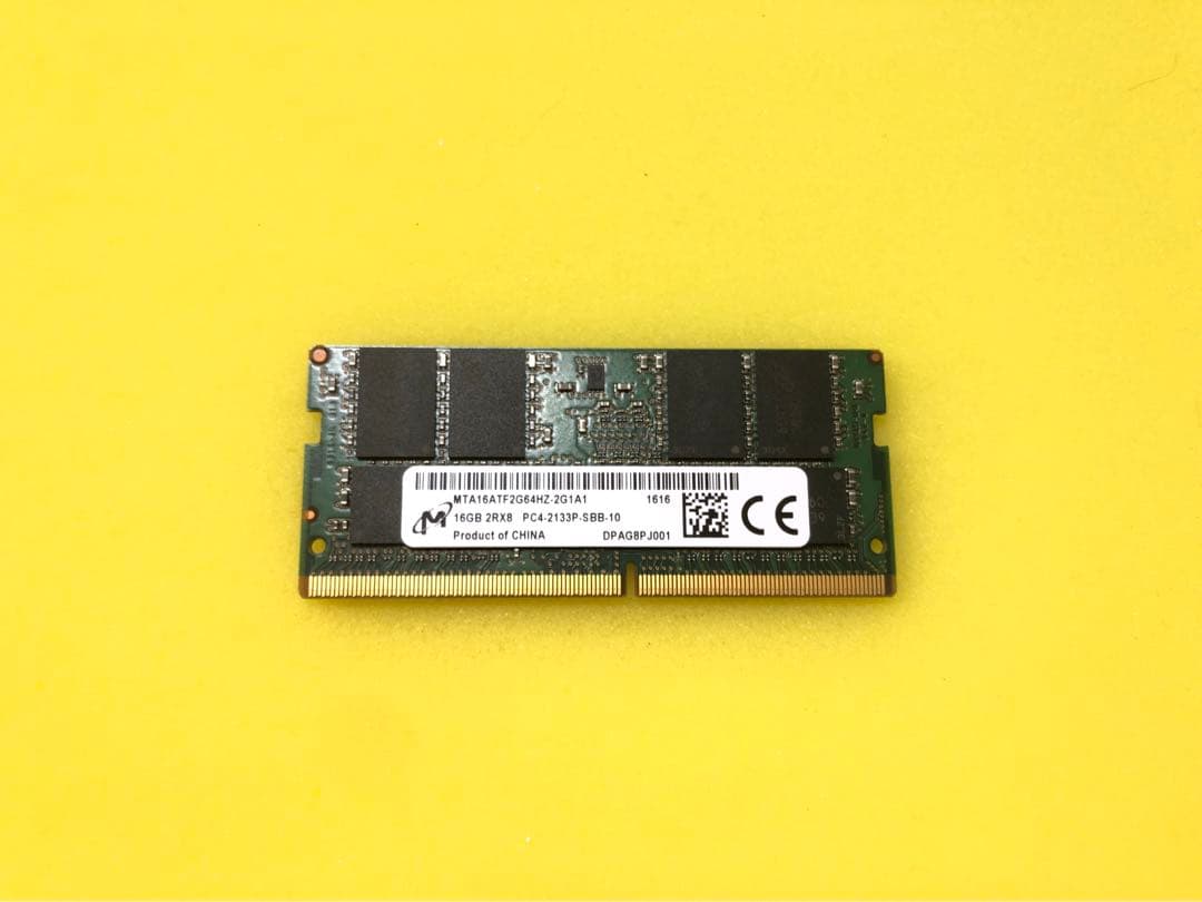 【動作品/テスト済み】Crucial DDR4-2133 16GB