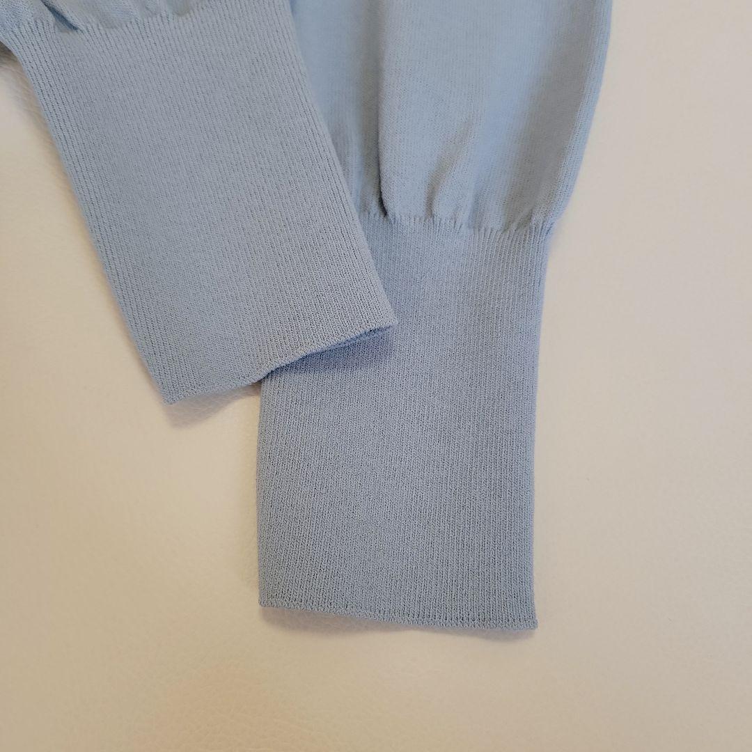 アナイ 24ss タフタドッキングティアードワンピース S 水色 洗える