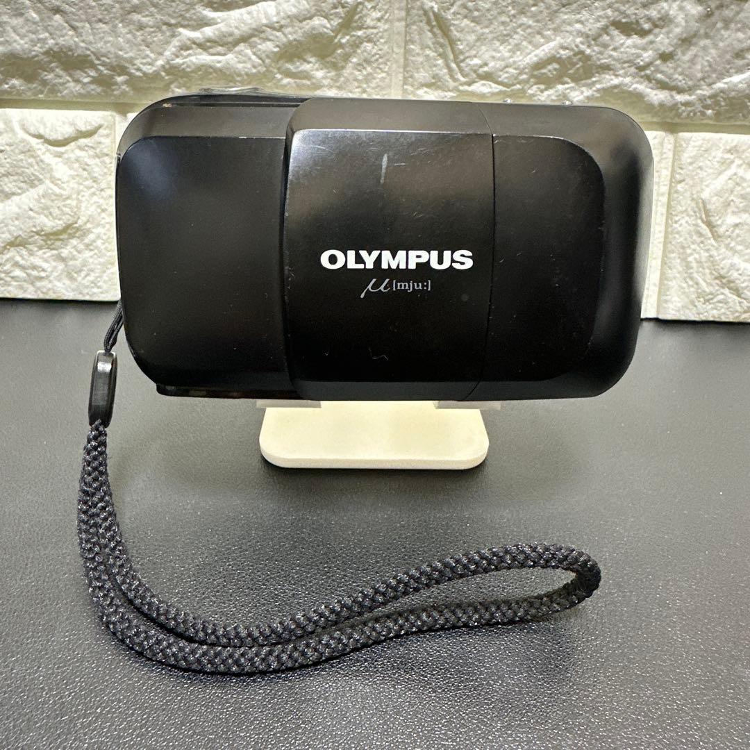 初代 OLYMPUS μ mju 35mm 1:3.5通電確認　ジャンク現状品