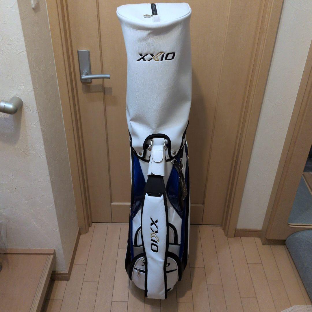 XXIO キャディバッグ ホワイト/ブルー　2024年レプリカモデル