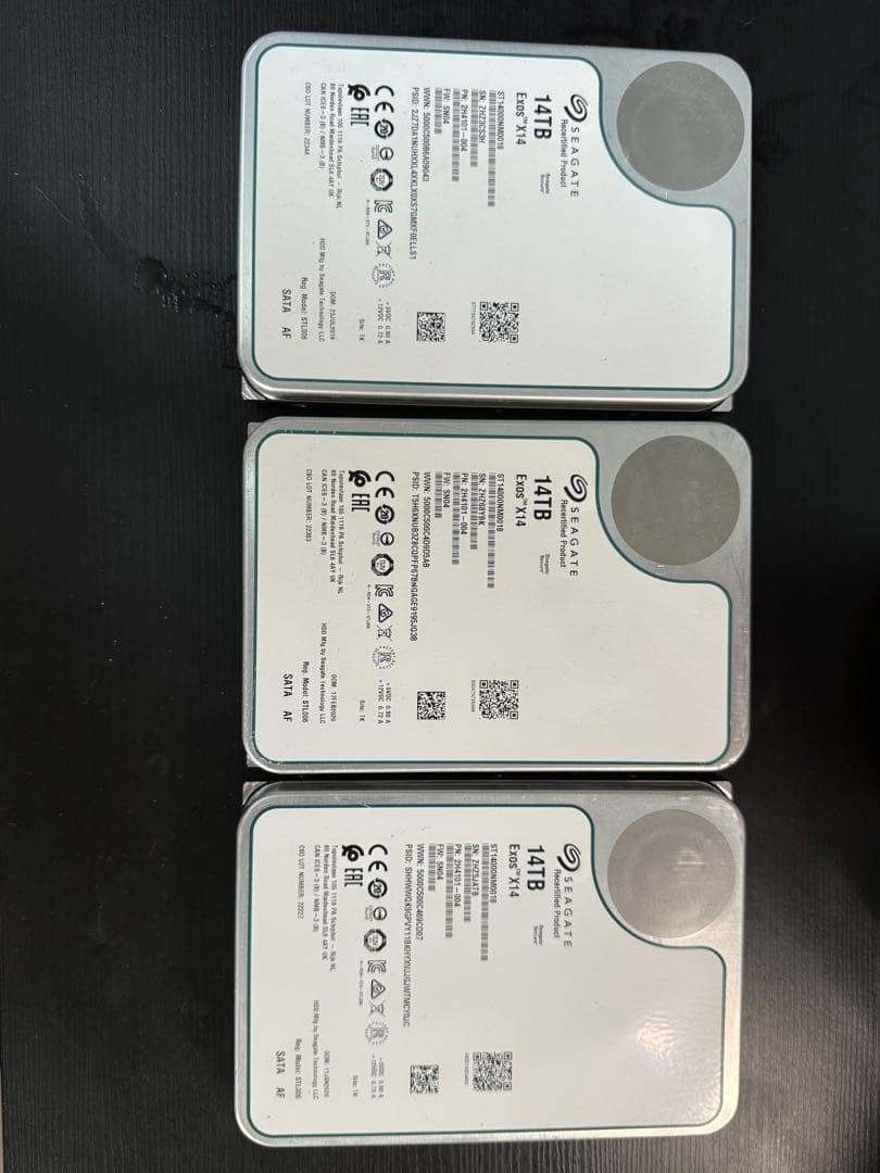 Seagate (シーゲイト) NAS HDD 14TB 3台目