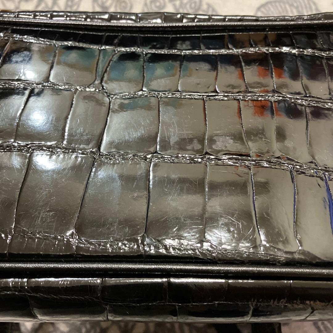 JRA認定 クロコダイル大バッグ 美品 鰐皮
