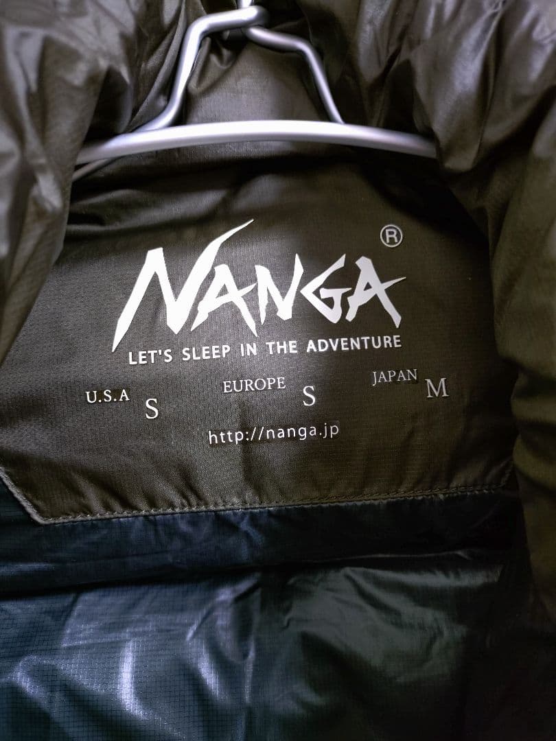 ☆NANGA マゼノリッジダウンベスト M オリーブ☆