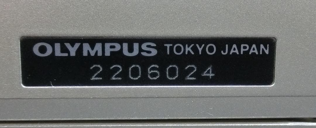 B　OLYMPUS 　ｕ-Ⅱ【mju:】-Ⅱ115　VF　ミュー２　動作未確認