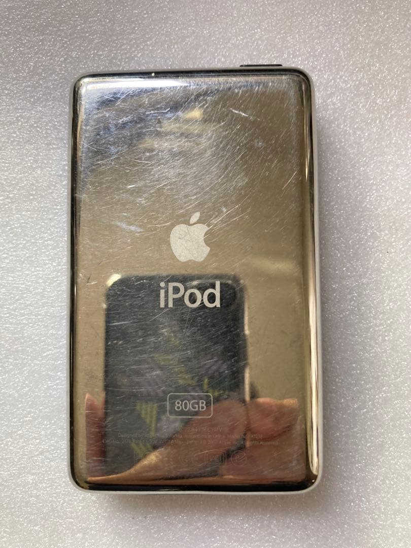 iPod classic 30GB 新品グレースケルトンマスク交換済　動作OK