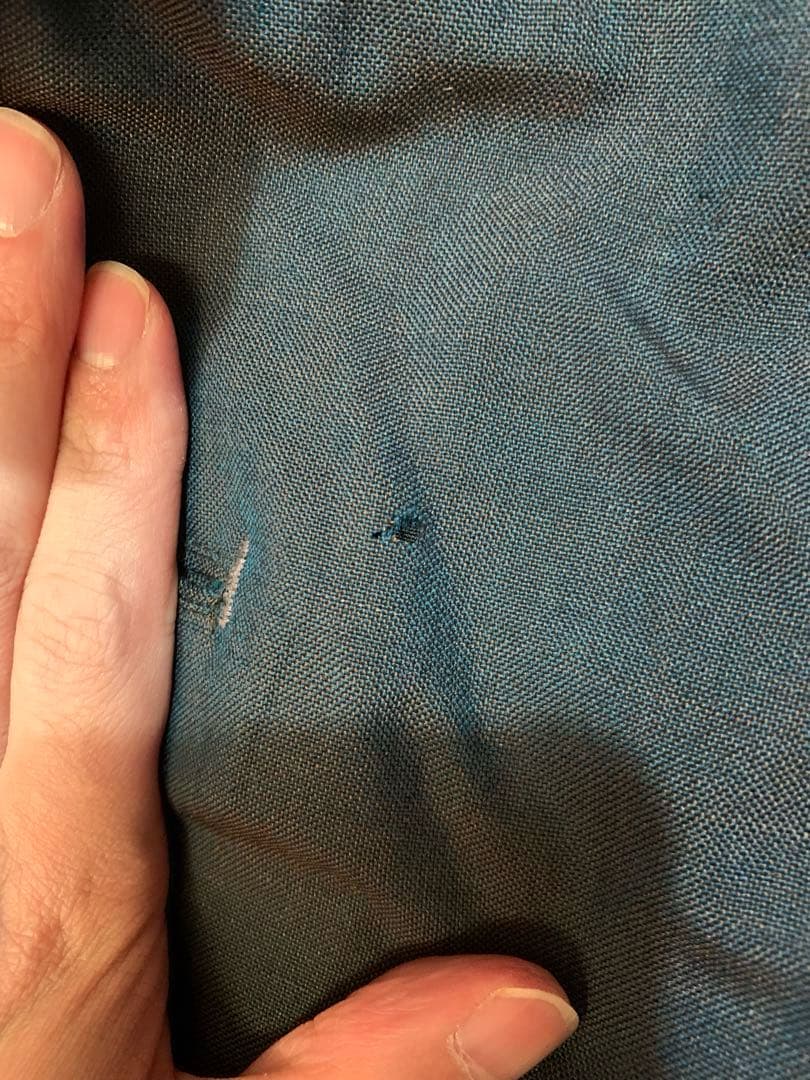 ⚫️yyyy商品 スラックス　60s 玉虫　ダークグリーン　ヴィンテージ