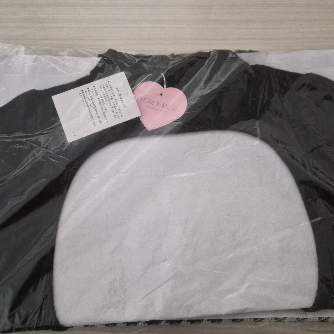 ミシェルマカロン　イモ　千鳥柄ハイネックアンサンブルトップス　ハニーミュウ　XS