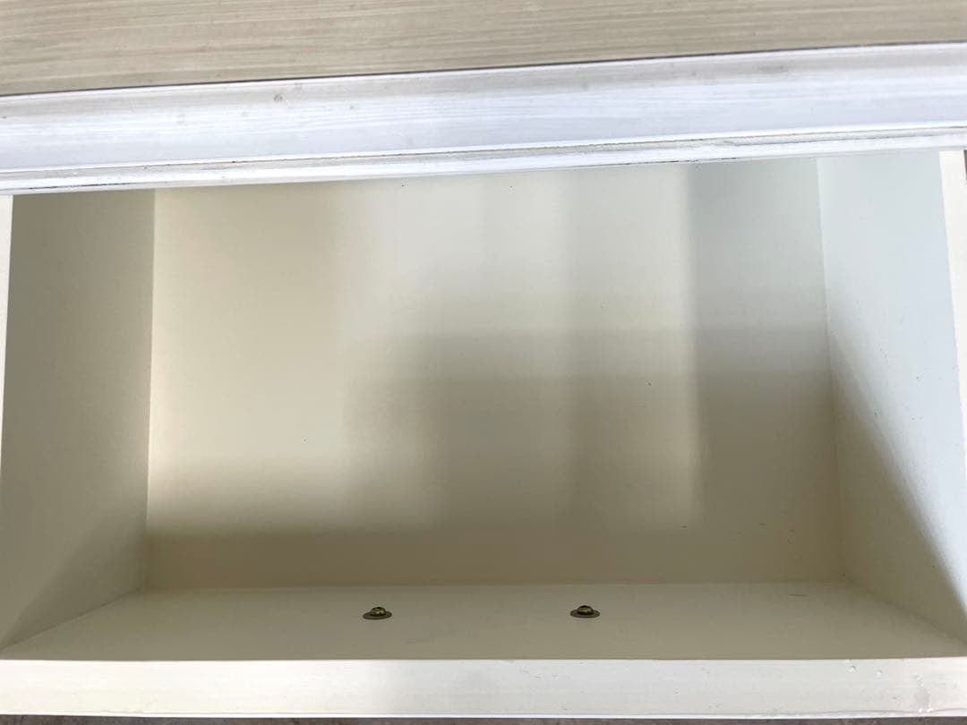 s*e様 期間限定 アンティーク調 3段チェスト ホワイト系 ナイトテーブル