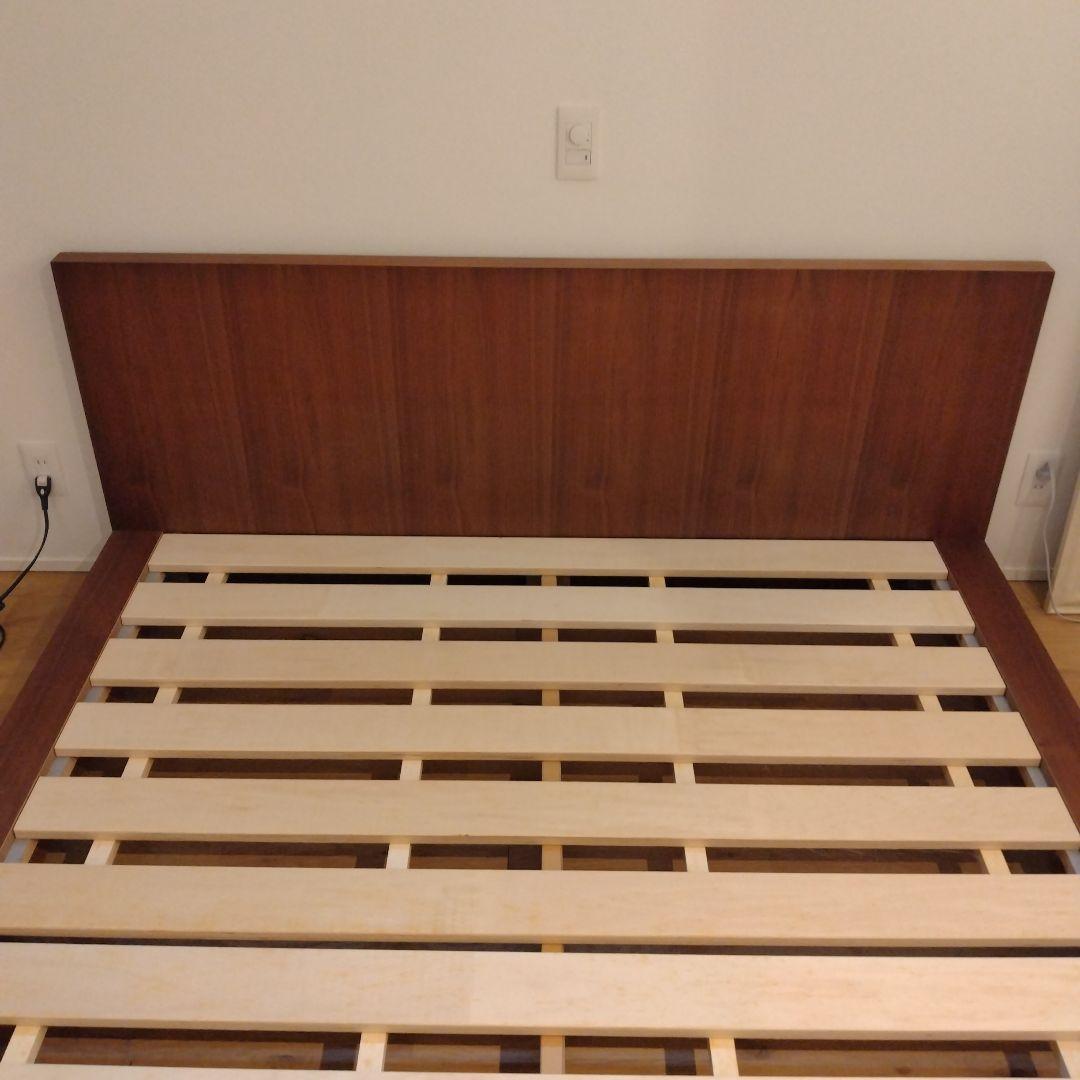 アクタス FBベッド ウォールナット クイーン 美品