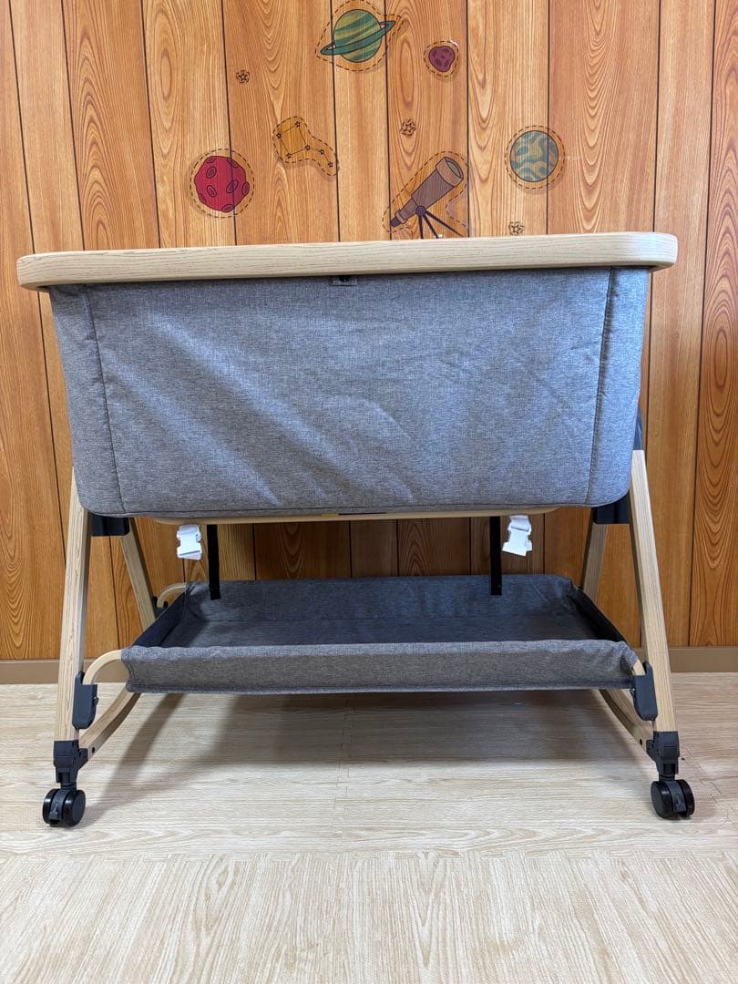 あみ　　　2023年式　HZDMJ ベビーベッド　折りたたみ式