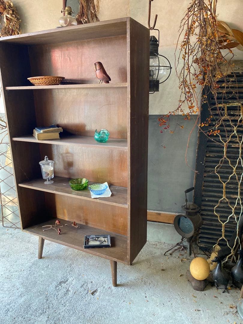 ビンテージ 足付き ラック 飾り棚 ※ 送料込みに変更します