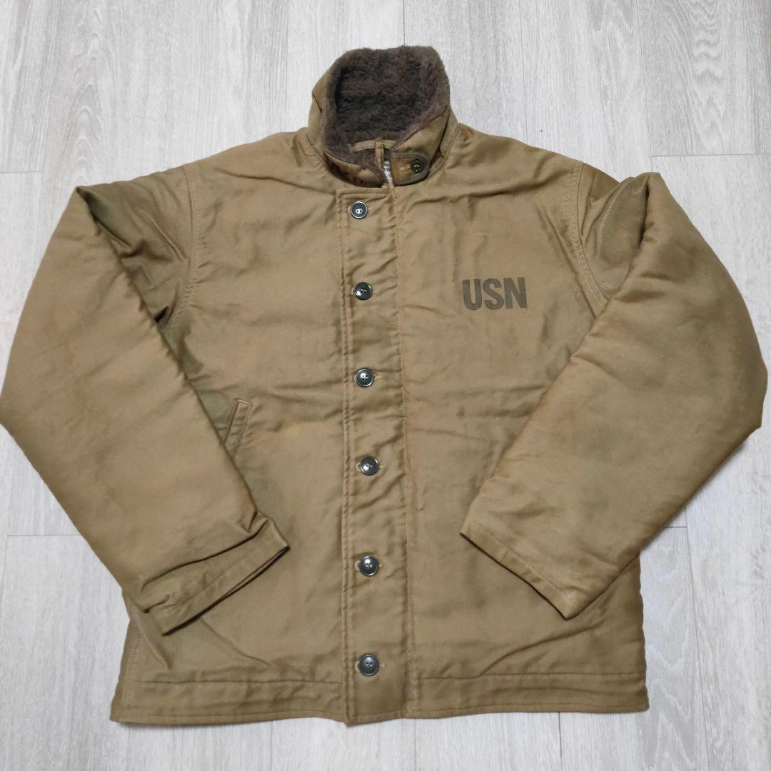 USN ミリタリージャケット カーキ