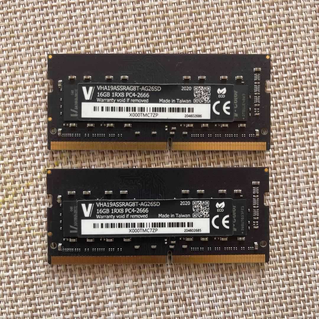 VHA19ASSARGT-AG62SD 16GB DDR4 メモリー