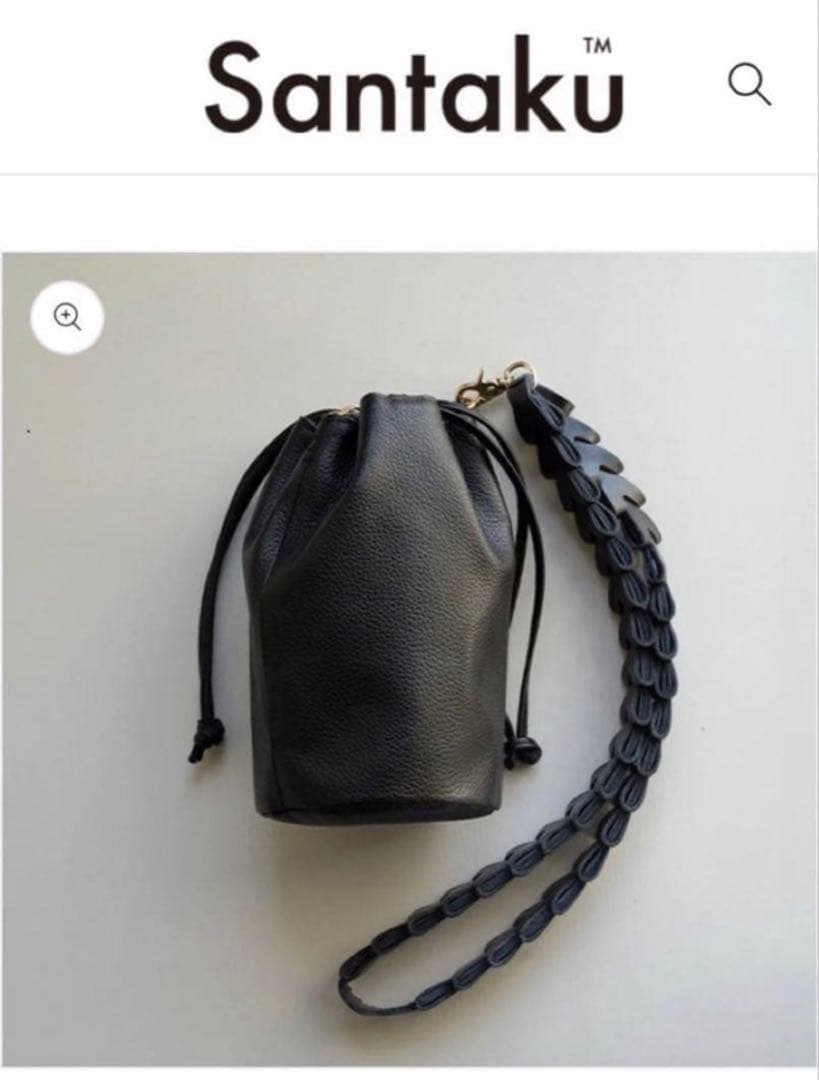 バッグ santaku 4way grain leather shoulder bag