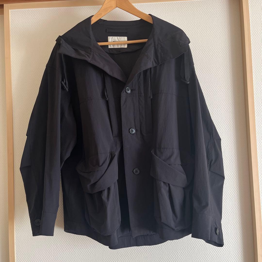 【とうふ】ズッカ　フード付きジャケット　濃紺