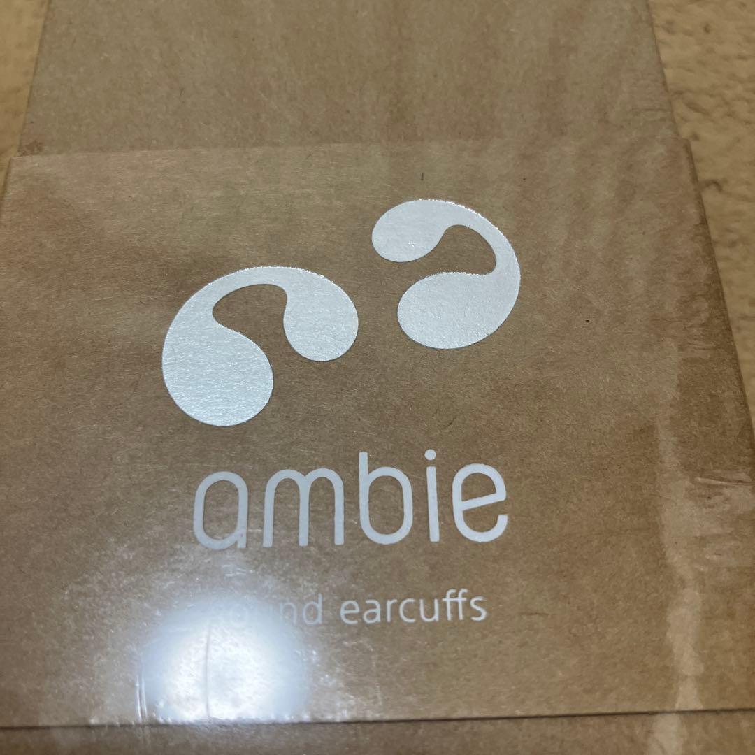 【新品】ambie 骨伝導イヤフォン AM-TW01/CRC コーラルレッド