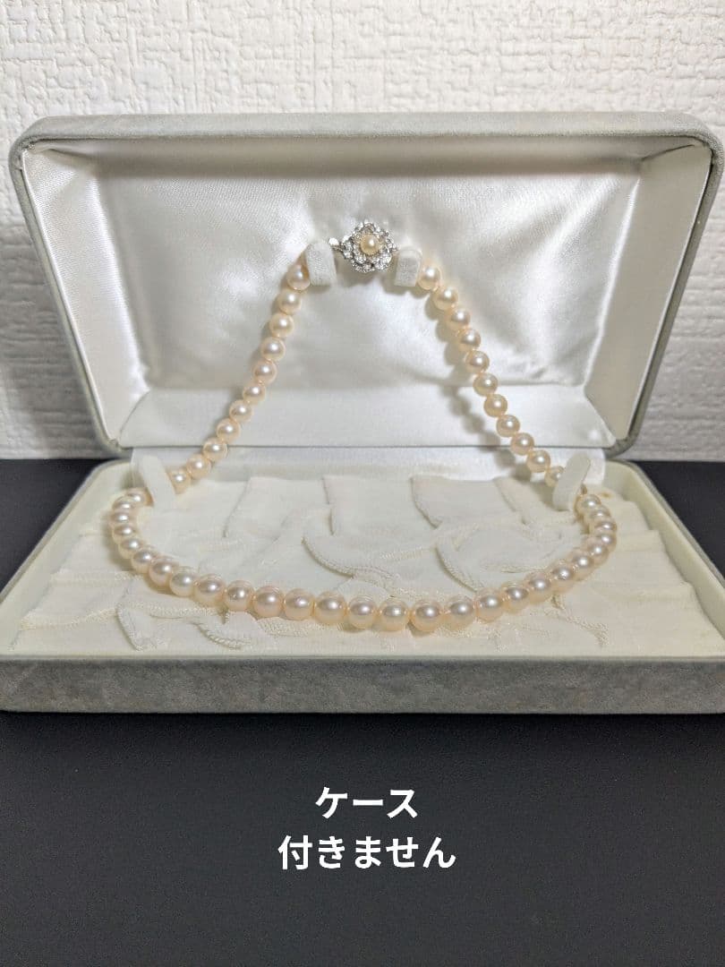 カ*り様 本真珠　パールネックレス　約7.5mm珠