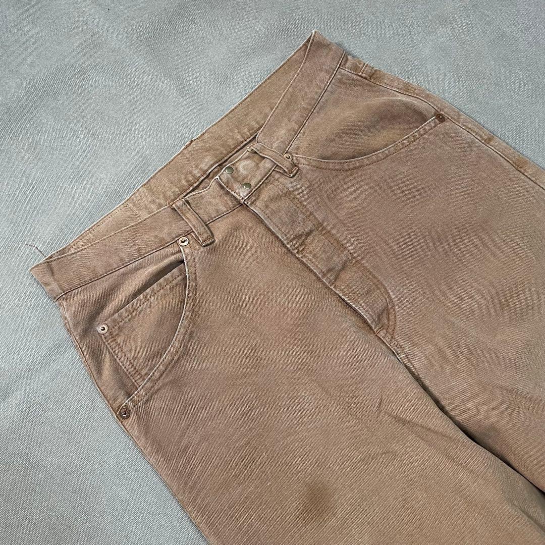 レイチョウルイラボ ブラウンダック バギーパンツ O- 日本製 シルバータブ