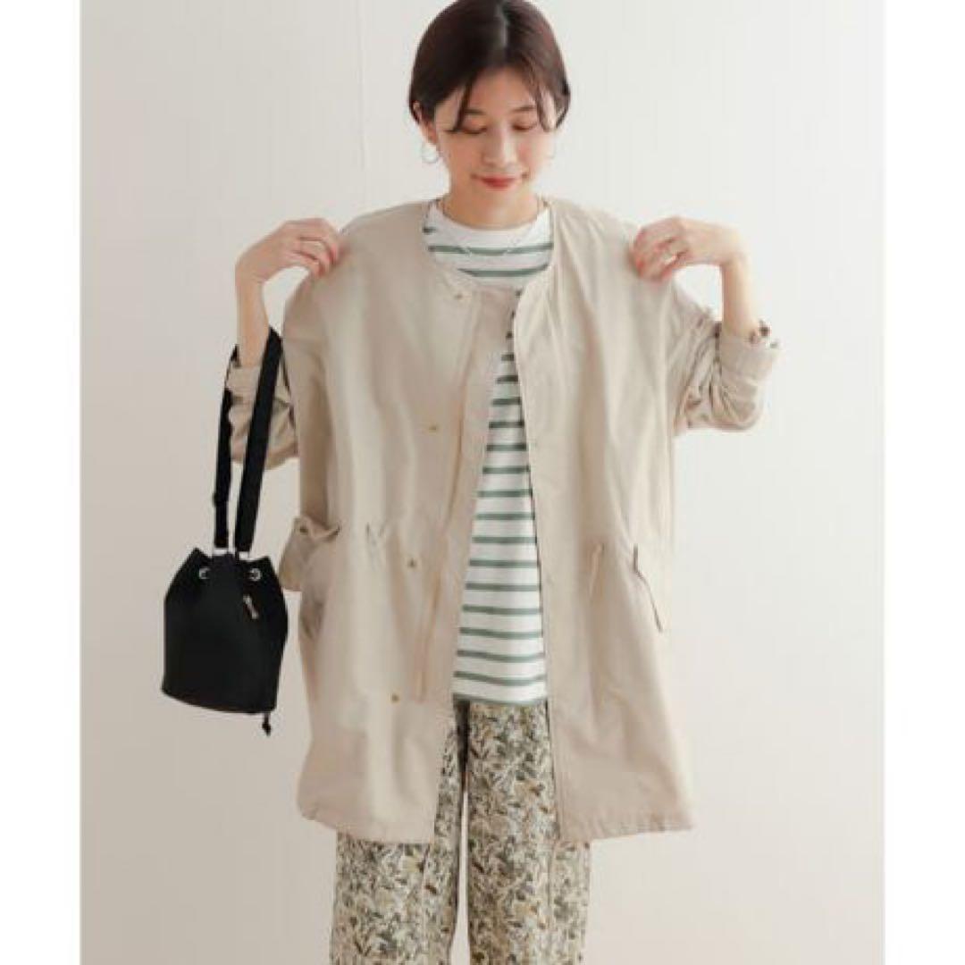 【mk】URBAN RESEARCH DOORS ノーカラーモッズコート