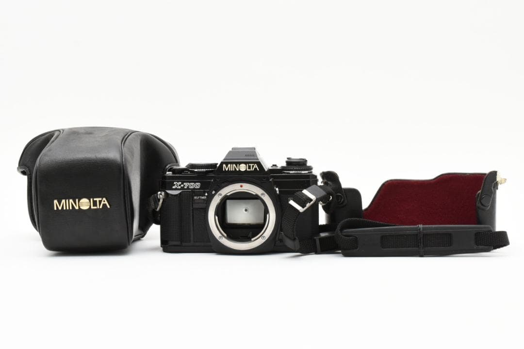 【美品・動作確認済】MINOLTA X-700 ブラック ケース付き #D04